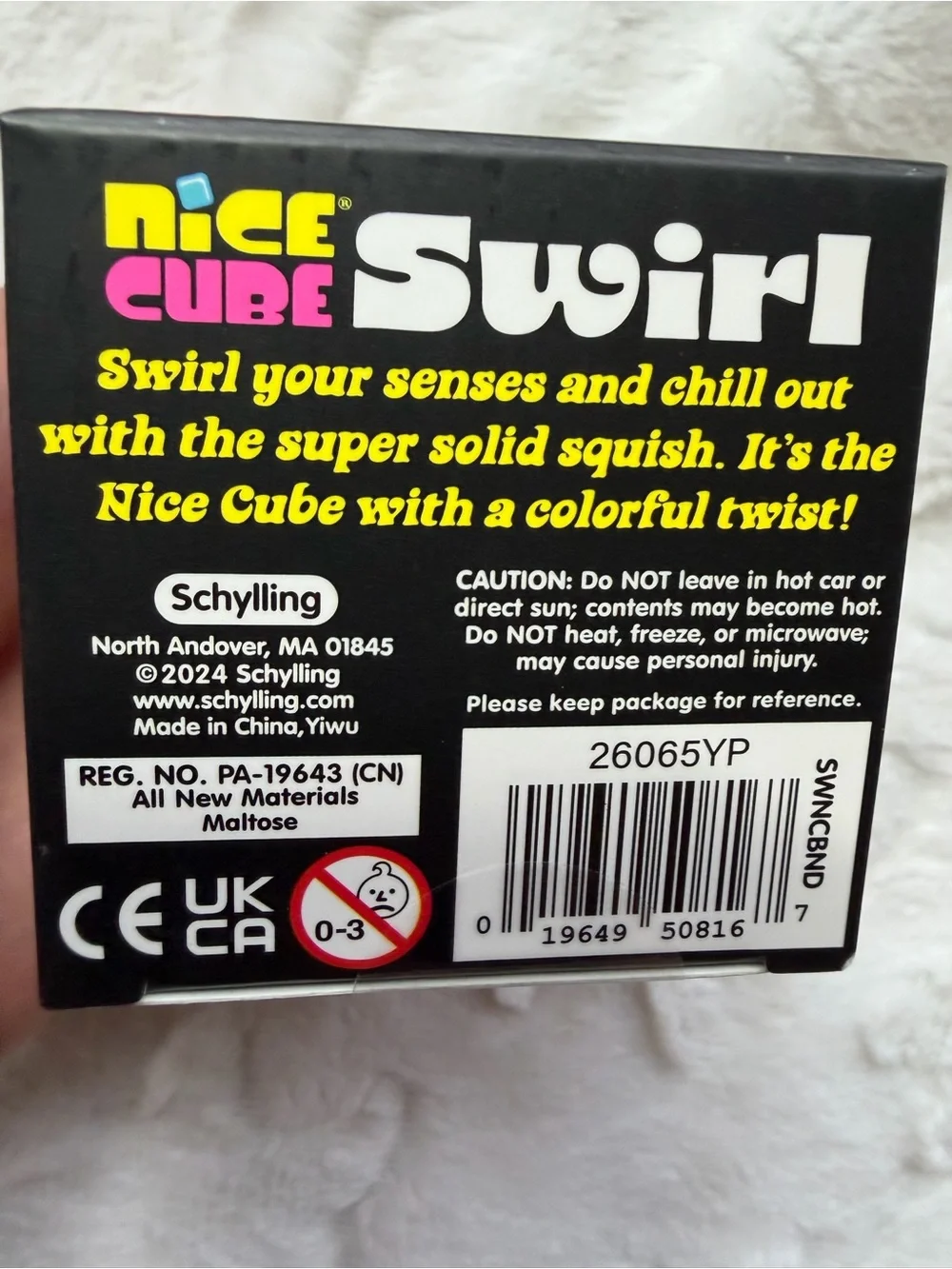 💙💜🩷 NIB NEEDOH by Schylling – Nice Cube Swirl | Blue, Purple & Pink ✨
